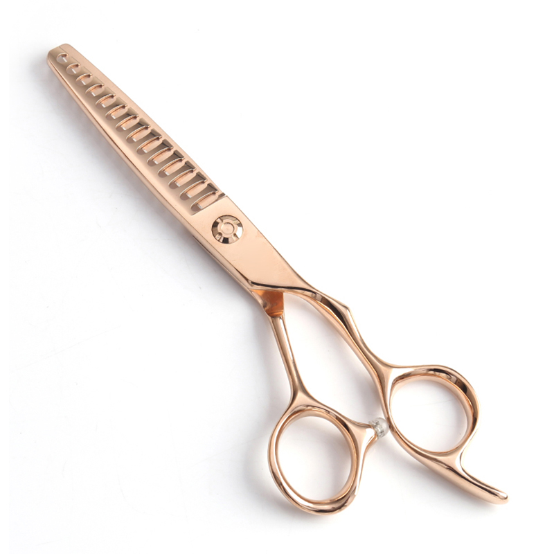 Set Gunting Potong Rambut Profesional VG10 Rose Gold