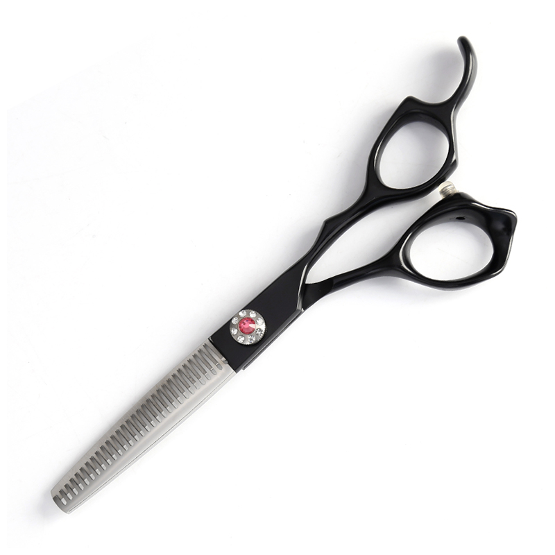 Seri Gunting Potong Rambut Profesional 'Semi-Black Ruby' 6,0 Inci